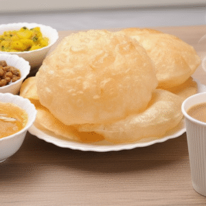 Full-Day Breakfast Halwa Puri with Bottomless Chai