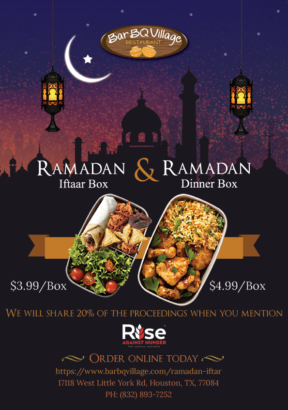 barbqvillage Bar BQ Village Pakistani Halal Cuisine Ramadan Kareem iftar boxes Ramadan ramzan kareem